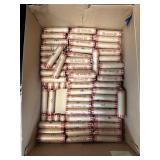 QTY 1 ROLL 50 UNSEARCHED WHEAT PENNIES CENTS QTY 1 ROLL 50 UNSEARCHED WHEAT PENNIES CENTS