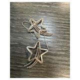 STERLING SILVER SHOOTING STAR EARRINGS STERLING SILVER SHOOTING STAR EARRINGS