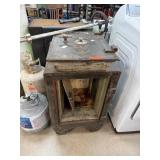 ANTIQUE SAFE (NEEDS HINGES) NICE ANTIQUE SAFE (NEEDS HINGES) NICE