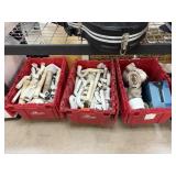 3 LARGE BINX OF PVC / PIPE ETC 3 LARGE BINX OF PVC / PIPE ETC