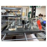 4PC LASER CRYSTAL PAPERWEIGHTS W 1 LIGHT 4PC LASER CRYSTAL PAPERWEIGHTS W 1 LIGHT