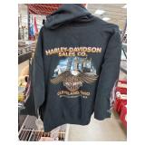 HARLEY DAVIDSON HOODIE JACKET SZ M HARLEY DAVIDSON HOODIE JACKET SZ M