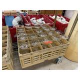 LARGE LOT OF GLASSWARE WINE GLASSES LARGE LOT OF GLASSWARE WINE GLASSES