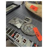 3PC BELT BUCKLE LOT 3PC BELT BUCKLE LOT