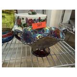 VINTAGE NORTHWOOD CARNIVAL GLASS BOWL VINTAGE NORTHWOOD CARNIVAL GLASS BOWL