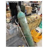LARGE HELIUM TANK W ROLLING CART NOTE LARGE HELIUM TANK W ROLLING CART NOTE