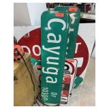 CAYUGA DR METAL SIGN CAYUGA DR METAL SIGN