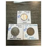 3PC ERROR COINS BUFFALO WHEAT MORE 3PC ERROR COINS BUFFALO WHEAT MORE