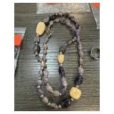 LARGE STONE NECKLACE LARGE STONE NECKLACE