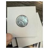 QTY 5PC 1943 STEEL WHEAT PENNIES CENTS QTY 5PC 1943 STEEL WHEAT PENNIES CENTS