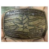 THE AMERICAN VETERANS DISABLED FOR LIFE BUCKLE THE AMERICAN VETERANS DISABLED FOR LIFE BUCKLE