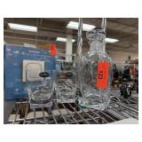 LUIGI BORMIOLI DECANTER W 2 GLASSES LUIGI BORMIOLI DECANTER W 2 GLASSES