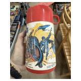 VINTAGE CAPTAIN POWER ALADDIN THERMOS VINTAGE CAPTAIN POWER ALADDIN THERMOS