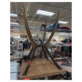 LARGE TEAK PATIO TABLE NOTE LARGE TEAK PATIO TABLE NOTE