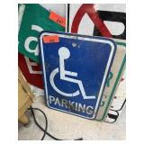HANDICAP PARKING METAL SIGN HANDICAP PARKING METAL SIGN