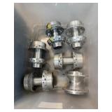 LOT OF MIXED WHEEL HUB ASSEMBLIES HARLEY DAVIDSON+ LOT OF MIXED WHEEL HUB ASSEMBLIES HARLEY DAVIDSON+