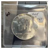 1965 SMS SILVER JFK HALF DOLLAR HIGH GRADE 1965 SMS SILVER JFK HALF DOLLAR HIGH GRADE