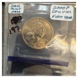 2000 GEM UNC SACAGAWEA DOLLAR 2000 GEM UNC SACAGAWEA DOLLAR
