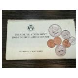 1989 P&D UNC COIN SET 1989 P&D UNC COIN SET