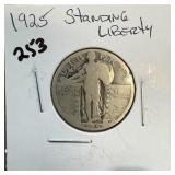 1925 STANDING LIBERTY SILVER QUARTER 1925 STANDING LIBERTY SILVER QUARTER