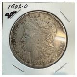 1902-O MORGAN SILVER DOLLAR 1902-O MORGAN SILVER DOLLAR