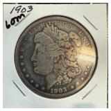 1903 MORGAN SILVER DOLLAR 1903 MORGAN SILVER DOLLAR