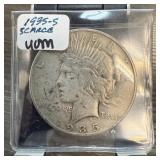 1935-S PEACE SILVER DOLLAR SCARCE 1935-S PEACE SILVER DOLLAR SCARCE