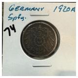 1920-A GERMANY 5 PFENNIG 1920-A GERMANY 5 PFENNIG