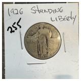 1926 STANDING LIBERTY SILVER QUARTER 1926 STANDING LIBERTY SILVER QUARTER