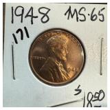 1948 WHEAT PENNY CENT HIGH GRADE 1948 WHEAT PENNY CENT HIGH GRADE
