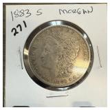 1883-S MORGAN SILVER DOLLAR 1883-S MORGAN SILVER DOLLAR