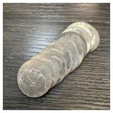 LOT OF 10 MIXED DATE IKE DOLLARS LOT OF 10 MIXED DATE IKE DOLLARS