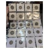 SHEET F MIXED DATE BUFFALO NICKELS SHEET F MIXED DATE BUFFALO NICKELS