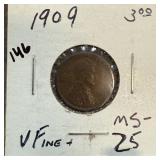 1909 INDIAN HEAD PENNY CENT 1909 INDIAN HEAD PENNY CENT