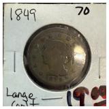 1849 LARGE CENT 1849 LARGE CENT