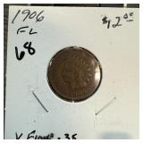 1906 INDIAN HEAD PENNY CENT 1906 INDIAN HEAD PENNY CENT