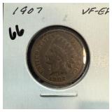1907 INDIAN HEAD PENNY CENT 1907 INDIAN HEAD PENNY CENT