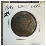 1849 LARGE CENT 1849 LARGE CENT