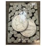 JEFFERSON NICKEL ALBUM 1996 + 40 DIFF MOST UNC JEFFERSON NICKEL ALBUM 1996 + 40 DIFF MOST UNC