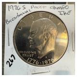 1976-S PROOF CAMEO IKE DOLLAR BICENTENNIAL 1976-S PROOF CAMEO IKE DOLLAR BICENTENNIAL