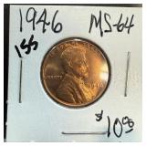 1946 WHEAT PENNY CENT HIGH GRADE 1946 WHEAT PENNY CENT HIGH GRADE