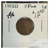 1915-D WHEAT PENNY CENT 1915-D WHEAT PENNY CENT