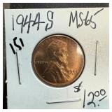 1944-S WHEAT PENNY CENT HIGH GRADE 1944-S WHEAT PENNY CENT HIGH GRADE