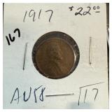 1917 WHEAT PENNY CENT HIGH GRADE 1917 WHEAT PENNY CENT HIGH GRADE