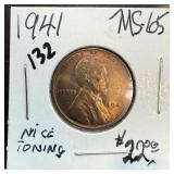 1941 WHEAT PENNY CENT HIGH GRADE 1941 WHEAT PENNY CENT HIGH GRADE