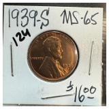 1939-S WHEAT PENNY CENT HIGH GRADE 1939-S WHEAT PENNY CENT HIGH GRADE