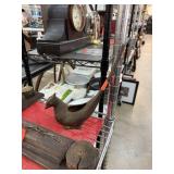 VINTAGE IRON PHEASANT PLANTER