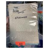 LOT OF WWII EPHEMERA LETTERS READ THESE