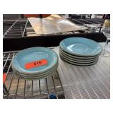 LOT OF MIXED HARKERWARE SAUCERS DESSERT PLATES