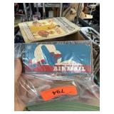 VINTAGE WWII ERA AIRMAIL STICKER BOOKLET